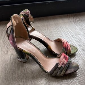 Madden Girl Floral Heeled Sandals